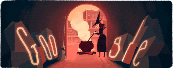 Doodle Google Halloween