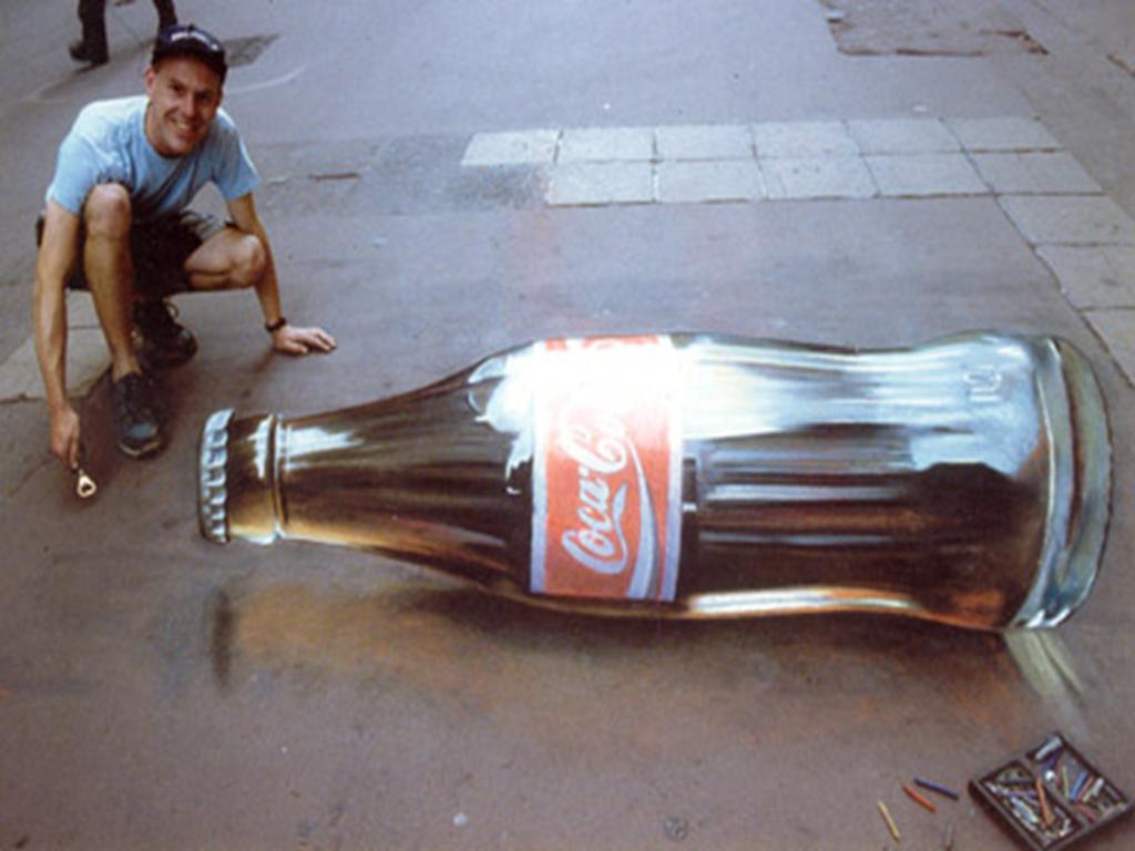 Anamorfosi julian beever