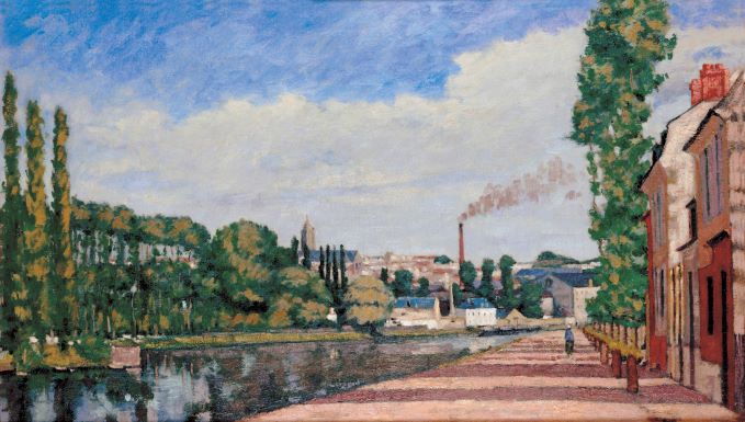 Édouard Béliard, Pontoise vue depuis l’écluse