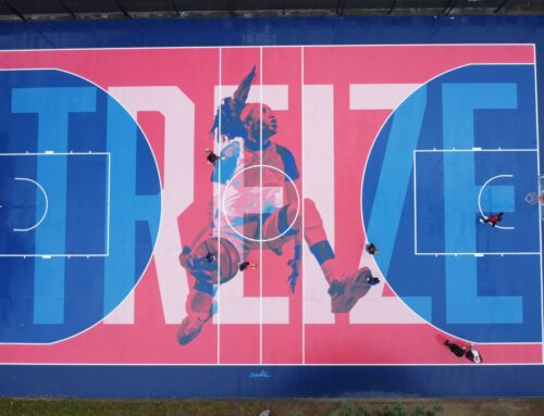 A Parigi l’arte urbana gioca a basket