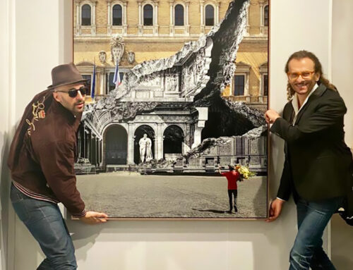 La prima volta di JR a Roma