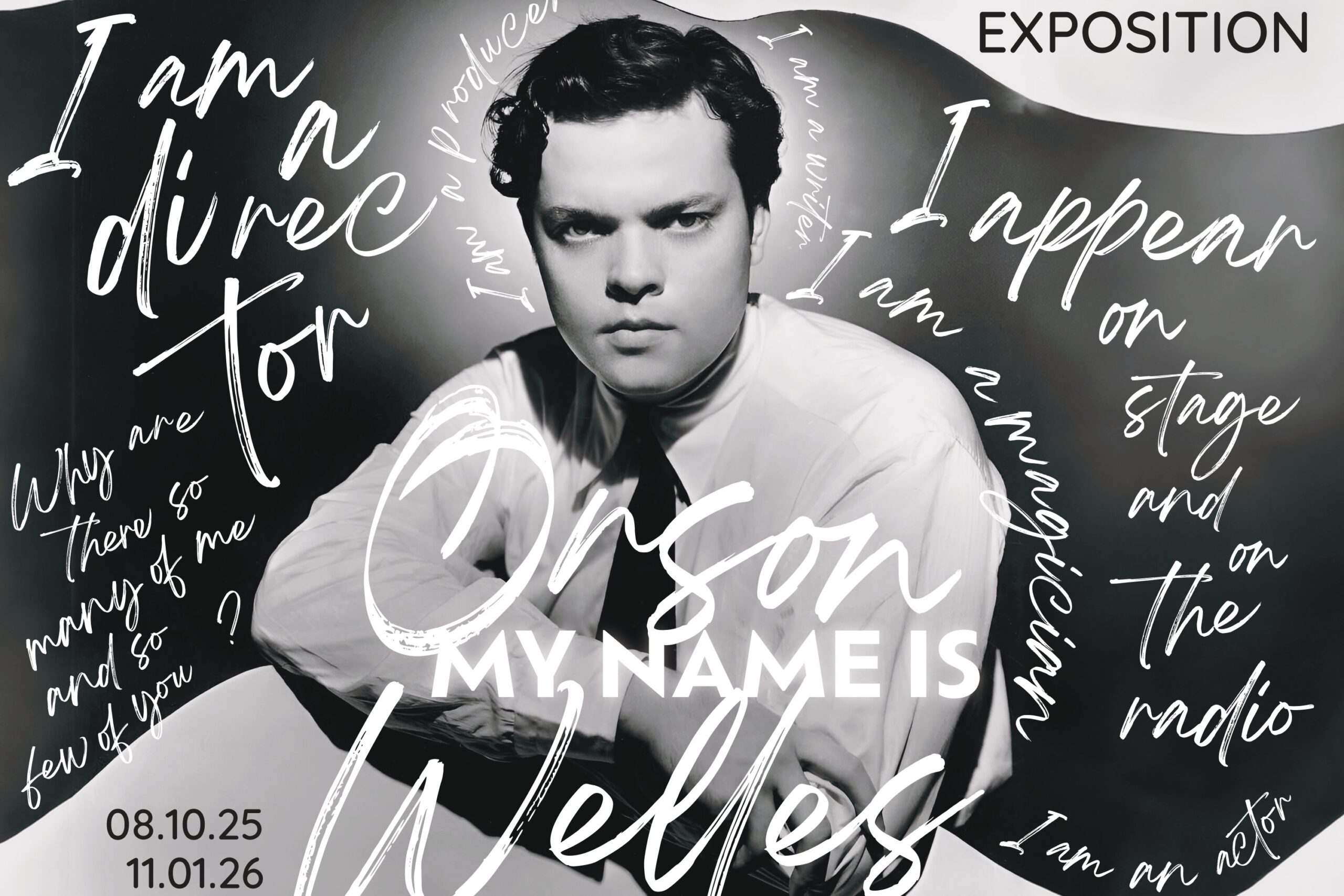 AFFICHE EXPO ORSON WELLES