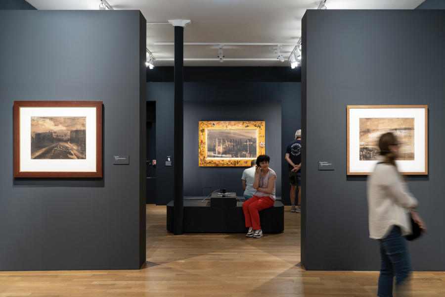 Vue de l’exposition Hugo et l’architecture, Maison de Victor Hugo